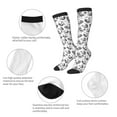 thumbnail image 5 of Fotbe Retro Rooster print Women's Men's Novelty Crew Socks Cotton Socks Knee High Socks for Walking,Running,Nurses,Pregnancy, 5 of 8