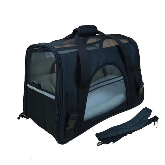 Cat Carrier Backpack, Airline Approved Pet Carrier for Small Dogs, Kitten, Medium Cats Under 15lbs, Portable Pet Bag for Travel, Black, Blue, Green, Pink, Yellow, Purple