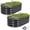 Grey, variant on INNO STAGE Galvanized Metal Raised Garden Bed Kit Outdoor Planter Box with Safety Edging 2 Pack 4x2x1FT