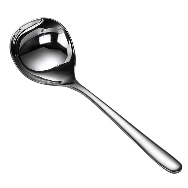 Bueautybox Stainless Steel Heavy Duty Deep Soup Spoon Large Serving