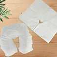 thumbnail image 3 of Disposable Non-Woven Headrest Pillow Paper Beauty Spa Salon Bed Table Cover, 3 of 10