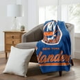 thumbnail image 2 of The Northwest Group  New York Islanders 50" x 60" Signature Raschel Plush Throw Blanket, 2 of 2
