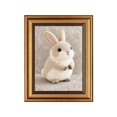 thumbnail image 2 of Classical Wall Art – Solid Wood Frame, 25x20cm Easter Theme with Cute Bunny Design, Charming Spring Home Decor, Timeless Charm for Any Room, 1PC, 2 of 6