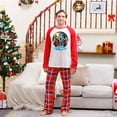 thumbnail image 2 of Odeerbi Matching Family Christmas Pajamas Sets Matching Family Home Wear Sets Xmas 2025 Casual Top with Bottom Outfits Loungewear Sleepwear Jammies for Dad, 2 of 9