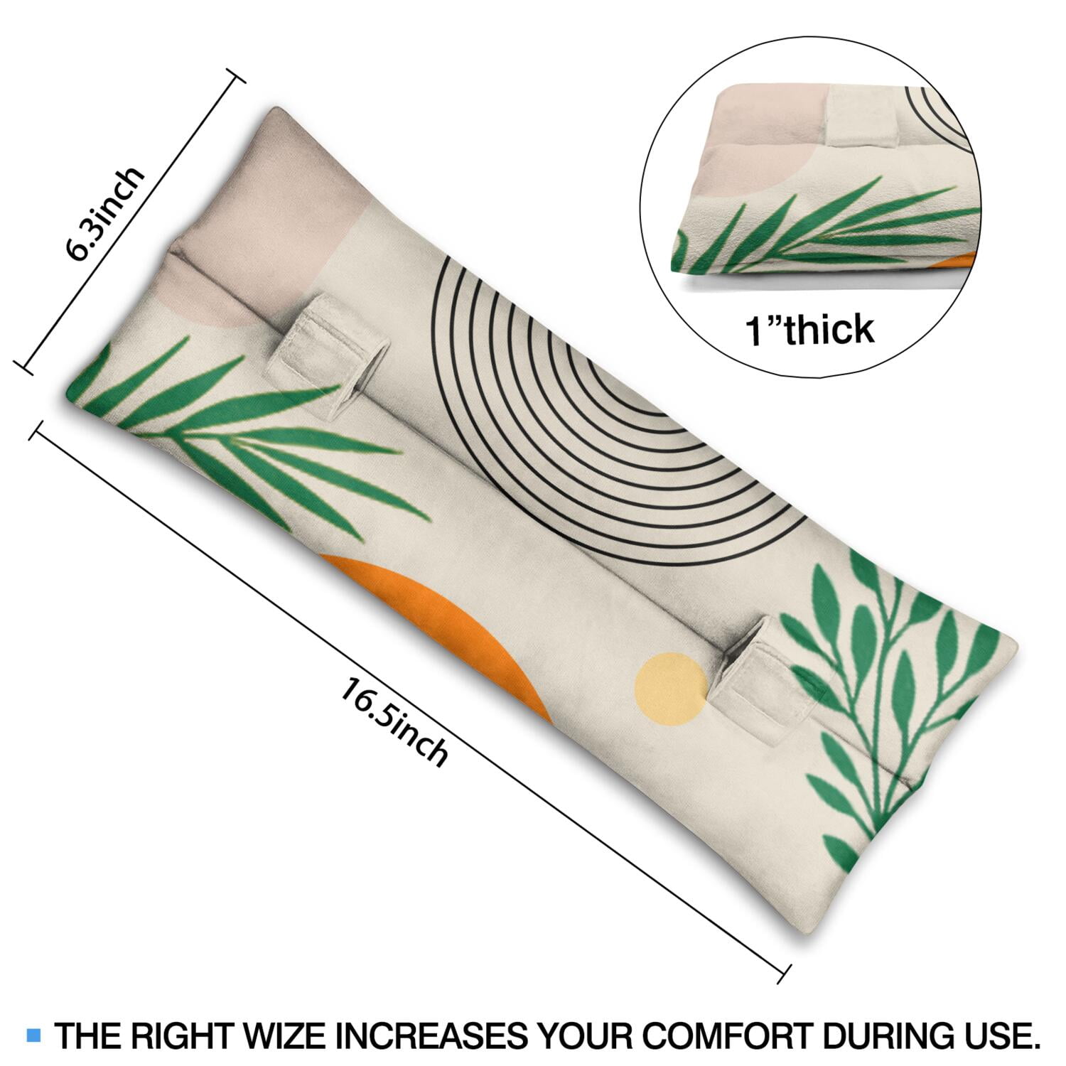 Universal Recovery Seat Belt Pillow For Mastectomy & Heart Surgery (Earthy)