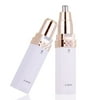 Facial Hair Remover and Nose Hair Trimmer for Women & Men 2 in 1 for Peach Fuzz, Chin Hair, Upper Lip Moustaches Lipstick Design with Built-In LED light
