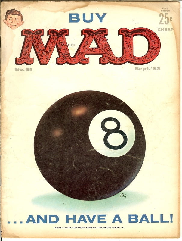 MAD Magazine #81 Sept 1963 (POOR Condition)