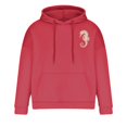 thumbnail image 4 of miqiqism Mens Hoodies Pullover Long Sleeve Casual Hooded Fashion Hoody Sweatshirts Drawstring Gym Hooded Sweater with Pockets Trendy Graphic Print Blouses,Red,Large, 4 of 4