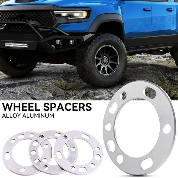 OEMASSIVE 4x 6mm Thick 5 Lug 6 Lug Universal Wheel Spacers for 5x135 5x139.7 6x135 6x139.7