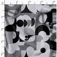 thumbnail image 2 of Soimoi Cotton Cambric Black Fabric By the Yard - 42 Inch Wide -Geometric Material - Artistic and Modern Patterns for Various Uses Printed Fabric, 2 of 6