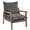 Dark Gray, variant on IVV Modern Mid Century Upholstered Armchair, Dark Green Chenille Sofa Chair with Solid Wood Frame and Waist Pillow, 25.2"W x 31.5"D x 31.9"H