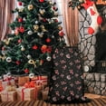 thumbnail image 5 of Christmas Bags Drawstring,Black Christmas Car and Santa Pattern Large Xmas Christmas Gift Bags,Reusable for Xmas and New Year Party Favors and Supplies,27.6" X 19.7", 5 of 6