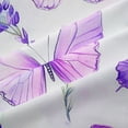 thumbnail image 5 of Erosebridal Rustic Plant Lavender Black Out Curtains,Wild Animal Butterfly Curtains Pack of 2 (42x63 Each) For Men Women, 5 of 7