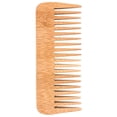 thumbnail image 1 of Peine de bambú de dientes anchos, peine de pelo liso de madera, herramientas de peluquería, peine de estilismo para el hogar, madera natural para hombres y mujeres, masaje del cuero cabelludo Rojo Verde, 1 of 5