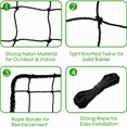 thumbnail image 6 of Hfnggwee 10x20ft Heavy Duty Baseball & Soccer Backstop Net - Nylon Sports Netting for Backyard, Multi-Sport Barrier with Reinforced Edges, for Hitting/Practice CJA513-129, 6 of 7