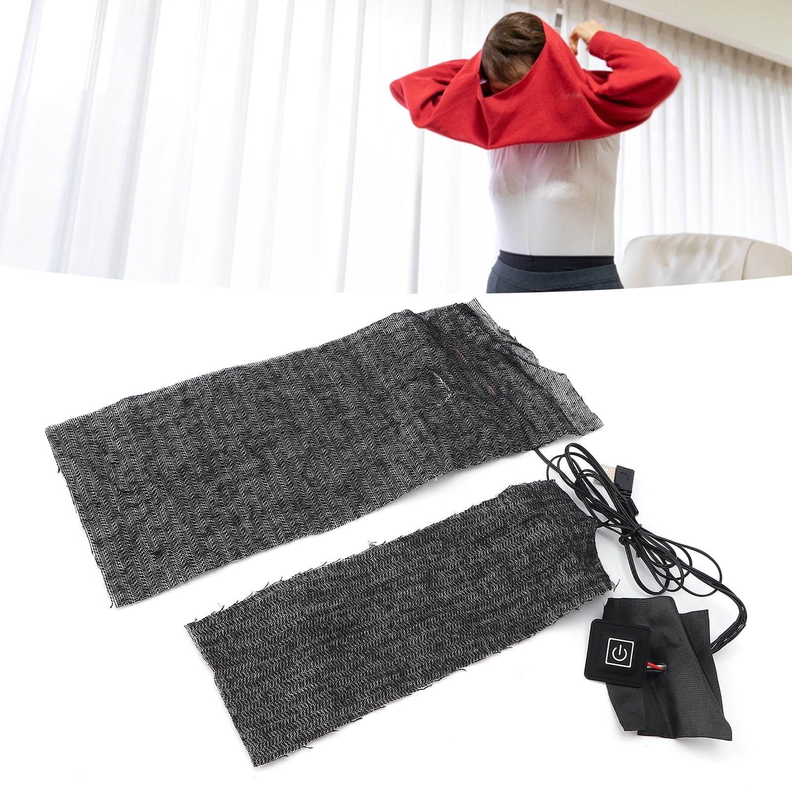 Tebru Carbon Fiber Heating Pad,Three Gears Heating Pad Electric Carbon