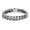 Silver, variant on 925 Sterling Silver Circle Cuban Link Chain Bracelet for Men 8 Inch