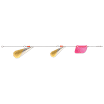 Luhr-Jensen Model T Ford Fender 15 inch Lake Troll (50/50 Hammered Brass/Nickel Slant)