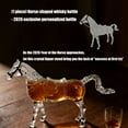 thumbnail image 4 of PatungKu Large Capacity 1000ml Glass Decanters Artistic Horse Shape Ideal for Whiskeys Bourbons Scotches Beverage Serving, 4 of 8