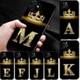 thumbnail image 2 of Funda de silicona suave para iPhone, carcasa con letras de corona de diamante, 11, 13, 12, 14 Pro, 14 Pro, Max, XS, XR Fivean unisex, 2 of 2