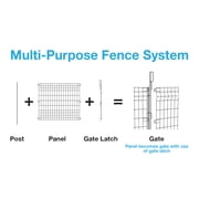 43in H Small Multi-Purpose Fence Post by Yardlink