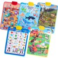 thumbnail image 1 of Funny Dinosaur Themed Early Education Supplies, Electronic Interactive Wall Charts, Pre-school Early Education Toys, And Talking Poster Toys. Birthday Gifts For Boys And Girls Aged 3-6, 1 of 5