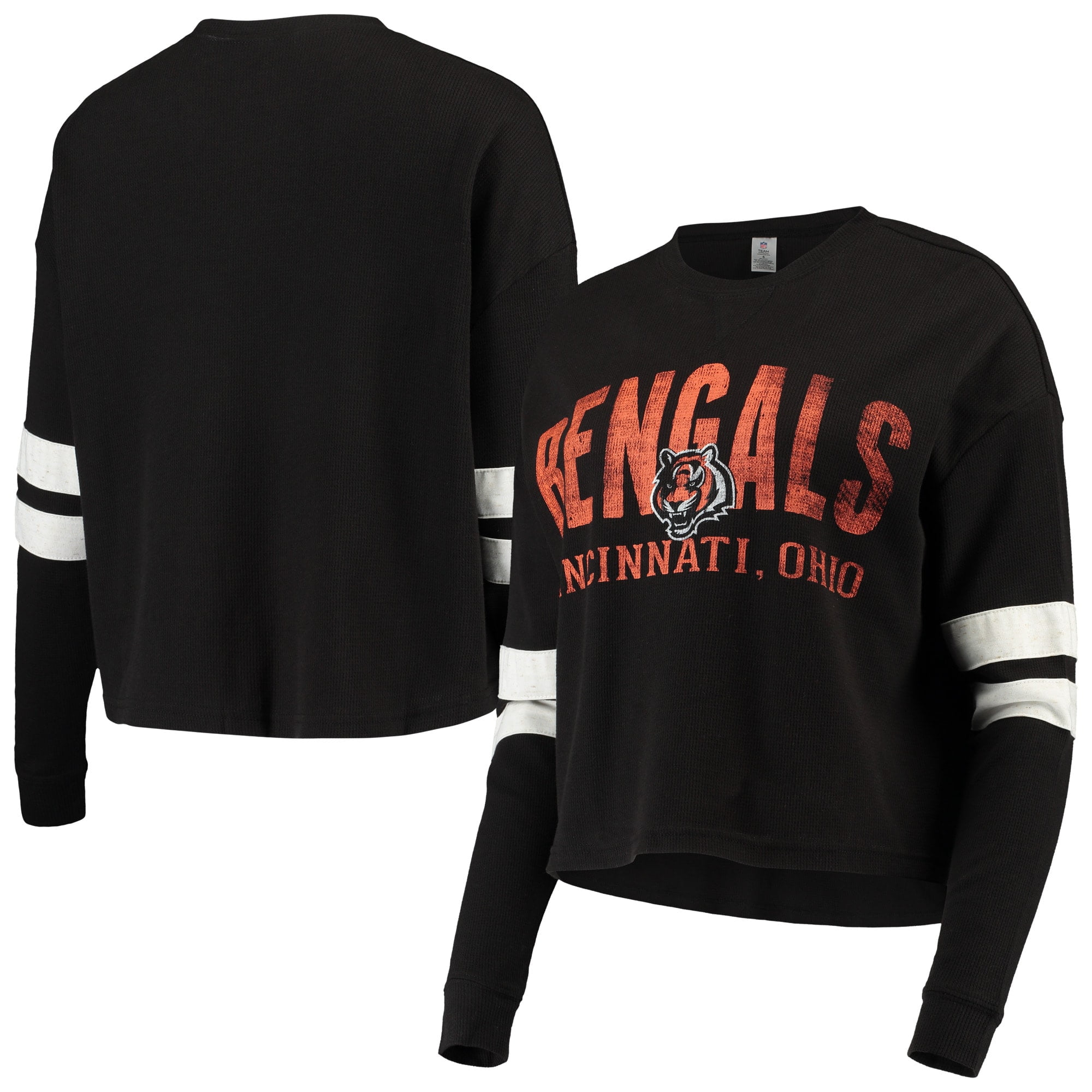 Cincinnati Bengals Women's Devote Long Sleeve T-Shirt - Black - Walmart.com - Walmart.com