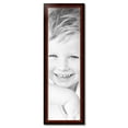thumbnail image 2 of ArtToFrames 13" x 44" Matte mahogany Diploma Picture Frame, 13x44 inch Brown Wood Poster Frame (WOM-5108), 2 of 7