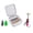 Colorful Poisonous M, variant on 5Pcs Double Hook Fishing Lures Topwater Baits With Sharpened Crank Hooks Dry Fly Fish Lures Fishing Tackle