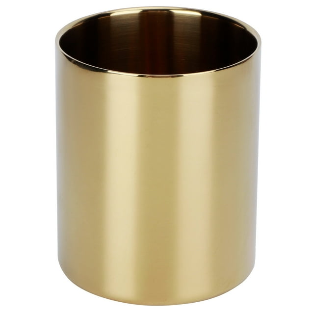 Pen Container,Stainless Steel Pencil Cup Home Decor Flower Vases Stylish and Modern