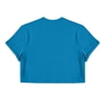thumbnail image 5 of Evdexr Men's Boxy Cropped Cut T Shirts Short Sleeve Round Neck Tee Casual Basic Tops Blue M, 5 of 5