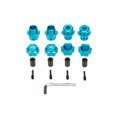 thumbnail image 1 of Bewildely Adaptador hexagonal profesional de 4 piezas, componente de 17mm, Kit de ajuste de conexión grueso ensanchado, repuesto para E-REVO Kits de construcción modelo Azul, 1 of 6
