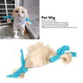 thumbnail image 4 of Peluca Rubia Para Mascotas, Trenza Rubia, Accesorios De Tiro Suaves Y Frescos, Peluca Para Perros Pequeños Que Se Mantiene Caliente Para Actividades De Fiesta, 4 of 7