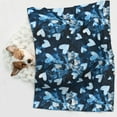thumbnail image 6 of Naloa Ice Blue Heart Dog Blanket, 3 Sizes Cat Blanket for Indoor Cats Large Medium Small Dog Gifts-Medium, 6 of 8