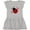 AC-Heather Grey, variant on Inktastic Lady Bug and Hearts Girls Toddler Dress