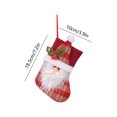 thumbnail image 3 of Hwkond Christmas Gift Bags Christmas Decoration Christmas Rudolph Linen Christmas Stockings Small Children's Gift Bag Up to 70% Off, 3 of 6