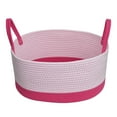 thumbnail image 2 of Hovmgk Woven Cotton Desktop Storage Basket, Large Organizer for Bedroom, Living Room & Study, Reinforced Handles with Durable Breathable Material, Space-Saving Bin for Clothes, Toys & Home Essentials, 2 of 7