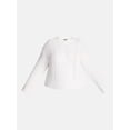 thumbnail image 5 of Terra & Sky Women's Plus Knit Crewneck Pullover Sweater, Midweight, Sizes 0X-5X, 5 of 5