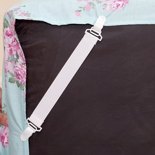 Harupink 4PC Bed Sheet Holder Strap Clip Mattress Blankets Elastic Gripper  Garter Bedding