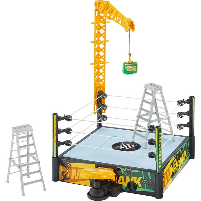 Anillo Playset Mattel WWE Money in The Bank con accesorios