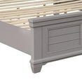 thumbnail image 6 of Pemberly Row Transitional Solid Wood California King Panel Bed in Gray, 6 of 6