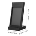 thumbnail image 2 of WHAMVOX 5Ud Porta Carteles Plástico Negro Para Con Señalización En Negocios Y Tiendas, 2 of 8