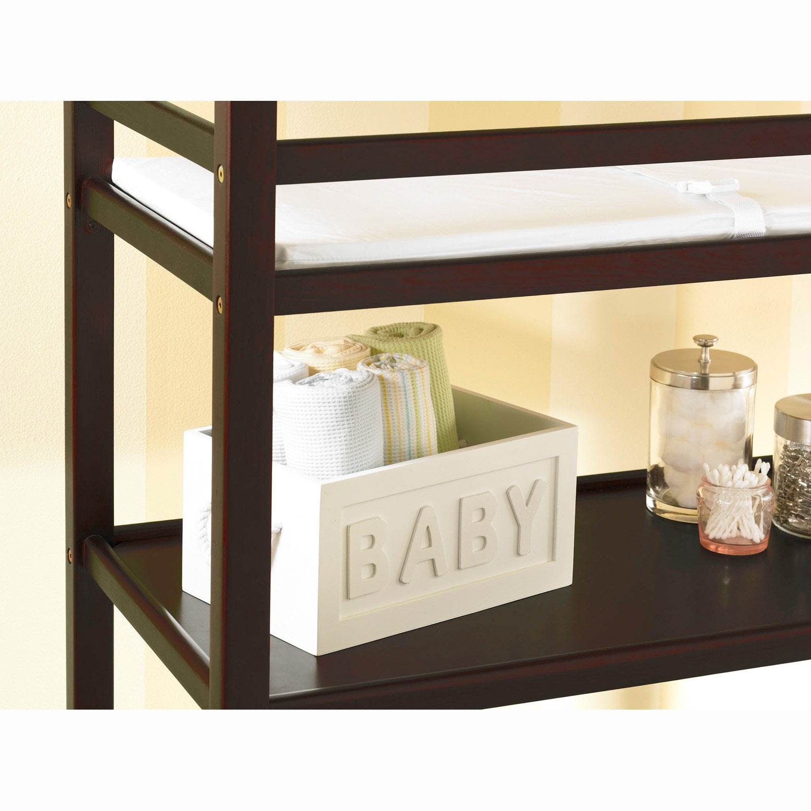 graco changing table espresso