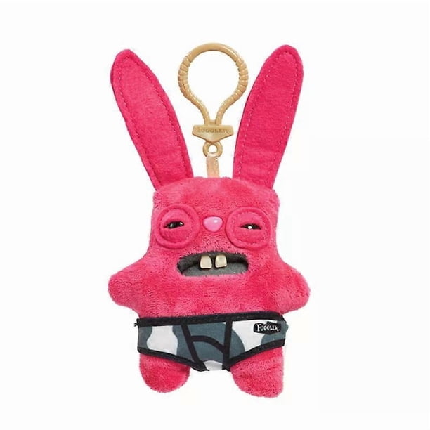 Fuggler Funny Ugly Monster Plush Toys Keychain Kawaii Fuggler Monster Rabbits Cute Stuffed Peluche Dolls Pendants Gifts Kid 12CM