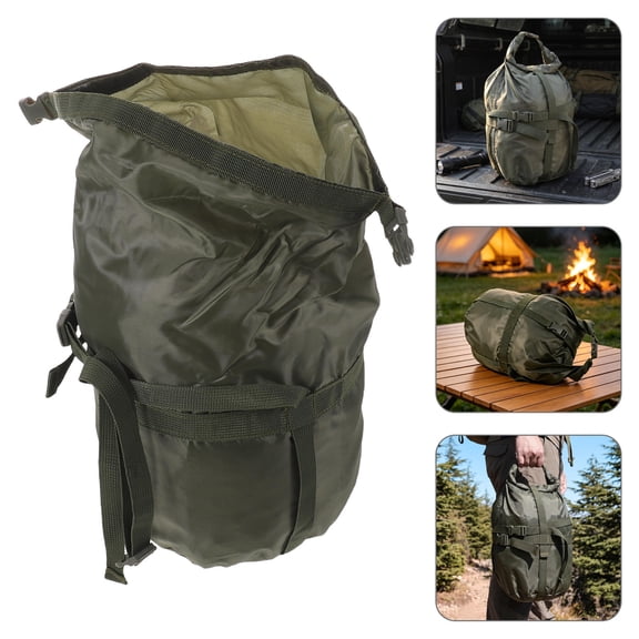 UPOUART Sleeping Bag Storage Sack with Cinch Strap and Carry Handle for Backpacking Gear
