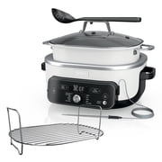 Ninja 17-in-1 PossibleCooker PRO 8.5 Qt Multi-Cooker, Slow Cook, Bake, Sear, with Smart Cook System,Oven Safe Pot to 500°F, MC2052CO White