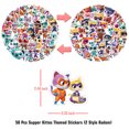thumbnail image 6 of 100 Pcs Super Kitties Party Decorations, Cartoon Super Kitties Birthday Party Supplies Include Happy Birthday Banner, Balloons, Cupcake Cake Toppers Stickers for Kids Girls Boys Party Favors, 6 of 6