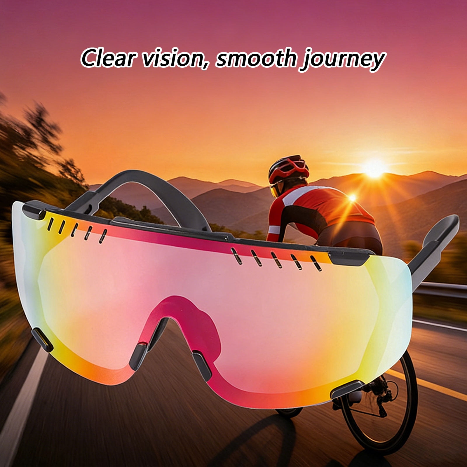 Motorcycle Riding Goggles Windproof Protective Glasses With Adjustable Leg For Outdoor Sports And Adventure