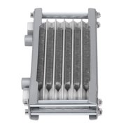 Off-Road Transmission Oil radiator, Silver Aluminum Engine Oil Cooler for 50cc-250cc Motorcycles & ATVs