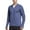 Blue, variant on Men's Lightweight Hooded UPF 50+ Sun Jacket Long Sleeve Full Zip Outdoor Performance Wear with Pocket